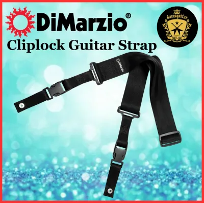 DiMarzio Guitar Strap 2 Inch Nylon ClipLock® Guitar Strap DD2200BK