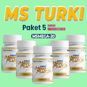 BBM-5 BOTOL Minyak Ikan MEGA FLAK2 (Fish Oil) menjaga kesehatan pembuluh darah