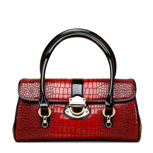 Aidrani  Fashionable and portable large capacity womens handbag made of high-quality cowhide with crocodile texture on the surface wild and atmospheric