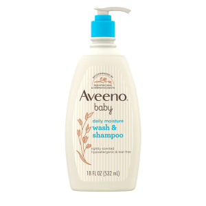 Aveeno Baby Daily Moisture Wash & Shampoo Oat Extract 532 mL อาวีโน่ สบู่อาบน้ำ และแชมพู สำหรับทารก ขนาด 532 มล. ราคา 690 บาท