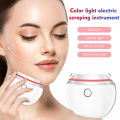EMS Face Guasha Scrapping Massager with Red/Blue/Purple Light 42° Heat Massage Microcurrent Face Lifting Body Relief. 
