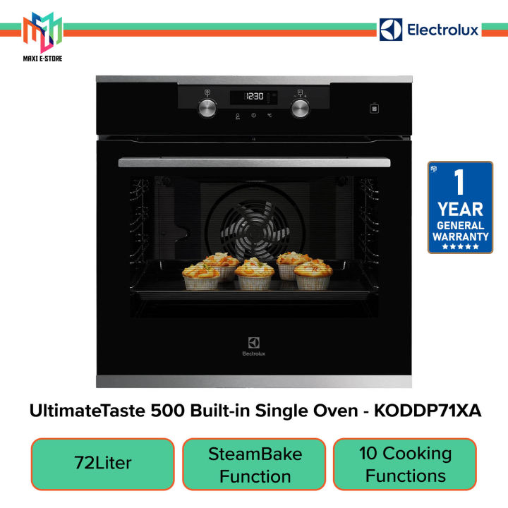 Electrolux KODDP71XA 60cm 72L UltimateTaste 500 Builtin Single Oven