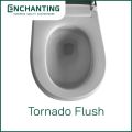 ENCHANTING Wall Hung Smart Toilet/Kloset Duduk Pintar Automatic E017. 