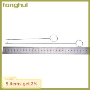 fanghui เครื่องมือเย็บปักถักร้อยแบบ DIY ตะขอหมุนห่วงจักรเย็บผ้าสแตนเลส