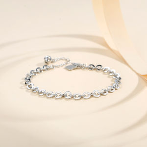 Y570 [COD✔]Gelang Titanium Perak Xuping Diamond Kupu-kupu Crystal Jewelry Bracelet