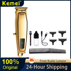 Kemei Hair Clipper Rechargeable Electric Hair Clipper LED Cordless Mens Hair Trimmer USB Home Hair Clipper KM-1312