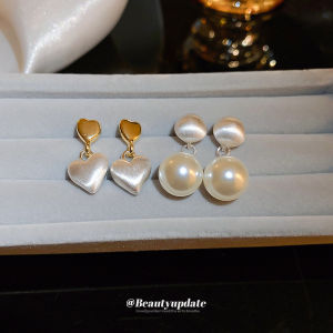 ต่างหูมุกสวยๆ เงินแท้ 925 ต่างหูแฟชั่นผญ