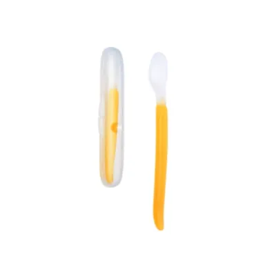 Combi Baby Label Feeding Spoon With Case (5m+)