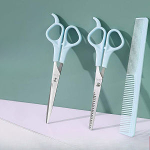 3Pcs Hair Cutting Scissors Shears Kit Hairdressing Scissors for Hairdresser Salon Barber Special for Real Hair Wigs Professional