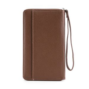 INK6755 RFID Travel Passport Bag Anti-theft Pu Leather Credit ID Card Ticket Holder Portable Waterproof Passport Wallet