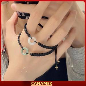 Miễn phí vận chuyển✨ Lucky Couple Bracelet Peace Buckle Hand Weaving Bracelet Vintage Girlfriend Birthday Gift