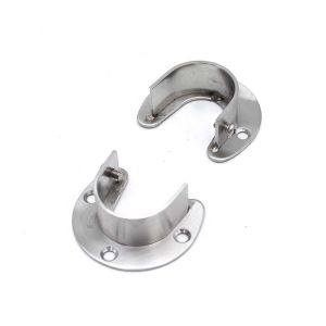 Bộ 2 giá treo quần áo và rèm cửa dạng chữ U
