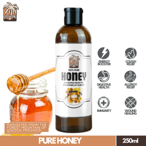 [PURE HONEY BEE PURE ORIGINAL] Martinas Pure Raw Wild Honey | Real Honey Raw Honey | Pure Honey Bee Organic | Pure Honey Raw from Honey Bee Farm Quezon | For Sore Throat Antioxidant Immune System Sore Throat Wounds Burns Ulcers Pure Bee Honey