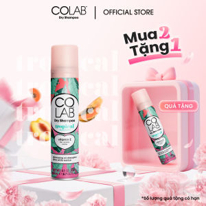 [Mua 2 Tặng 1] Dầu Gội Khô Colab Hương Tropical - Tóc sạch bồng bềnh vào nếp sau 5s 200ml
