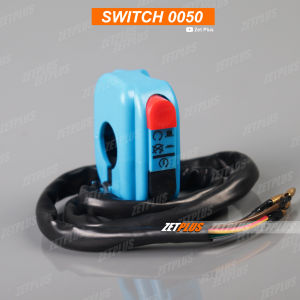 SAKLAR MULTIFUNGSI MOTOR UNIVERSAL / switch warna variasi domino on off lampu & starter stang trail cross