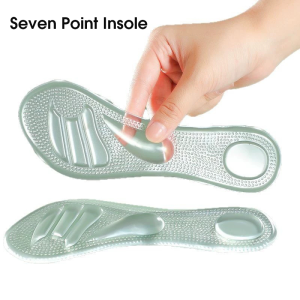 Women Seven Point Insole Heel Protectors Silicone Cushion Foot Care Products Non Slip Shoe Pad High Heels Adjustable Size Insole