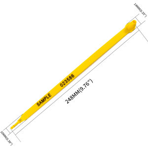 500pcs Disposable Plastic Seals Numbered Sequentially Plastic Container Door Locks Tamper Proof Safety Tags Security Cord Ties for Truck Trailer Container