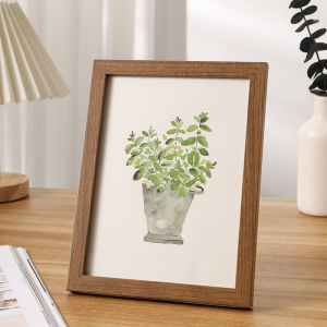 ESPACE Cheapest Wooden Wall Art Standing Photo Frame 3R/4R/5R/6R/8R/A3 Wall Mount With Hooks For Poster Painting Certificate Display