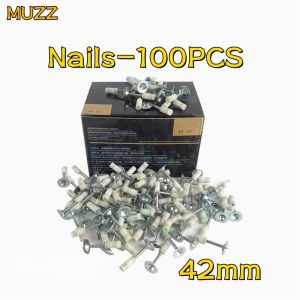 Nail gun Manual Steel Nails Gun For Concrete Rivet Tool Steel Rivet Gun Nail Punch Gun Wall Anchor Wire Slotting Device Nail Fast nail Silence Cordless nail gun