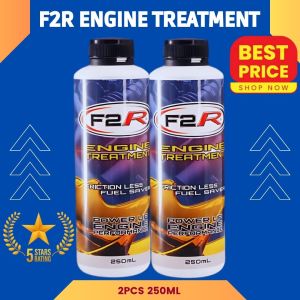 F2R Engine Treatment (BUNDLE) Power UP Engine Performance Anti Friction Fuel Saver for Gas & Diesel