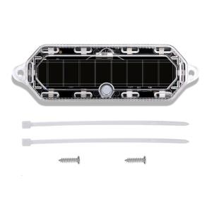 Motorcycle Rear Flashing Light Flash Designs Waterproof Rear Light Solar Charging ABS Enhances Night ridings Safety