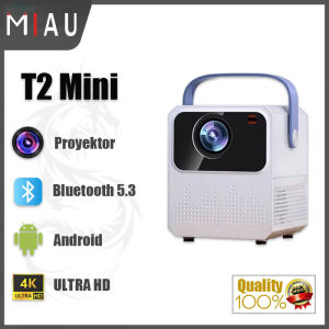 T2mini proyektor hp Android 5G WiFi 4K Home Projector Display proyektor mini portable hp support Built-in Speaker Smart projector Home Use/Business Use