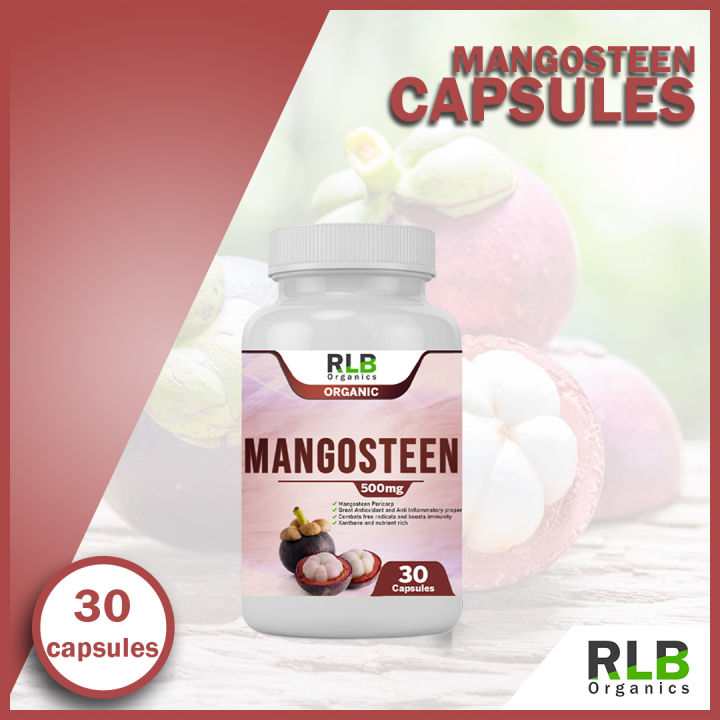 Organic Natural Mangosteen Capsules (30 Capsules) Mangosteen Capsules
