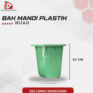 bak mandi plastik dengan kotak sabun
