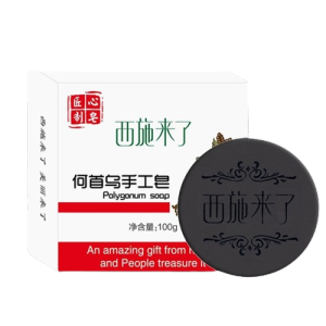 Natural Blackening Polygonum Hair Soap Shampoo Nourishing Anti Hair Loss Sabun Rambut Buatan Tangan Penghitaman Pembersihan Mendalam Menyuburkan Rambut pembersihan anti keguguran rambut kebotakan pelembap herba tradisional semula jadi 何首乌手工天然洗发皂 黑发掉发