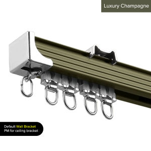 KKBS CURTAIN Avery Rel Langsir Aluminium Alloy Single (Avery Heavy Duty Curtain Track/ Railing Single)