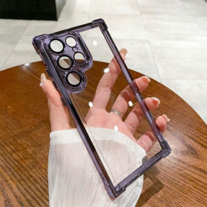 Ốp điện thoại TPU Cho Samsung Galaxy S25 Ultra S24 Ultra S23 Ultra S22 Ultra S25 Plus Ốp chống sốc sang trọng Silicone vỏ điện thoại TPU Bìa Ốp lưng trong