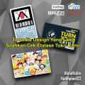 cetak id card emoney flazz custom FREE TEMPLATE DESIGN sesuai gambar. 