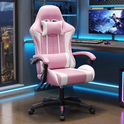 ATP Kerusi Gaming Chair Computer Chair Comfortable Wide Large Seat Chair Perfect for Gaming - Red / White / Pink / Black