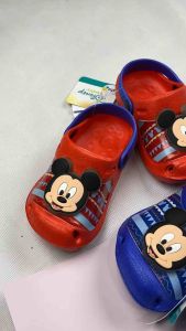 Kenta รองเท้าแตะเด็กแบบสวม ลายมิ้กกี้เม้าส์ มีไฟ ลิขสิทธิ์แท้
