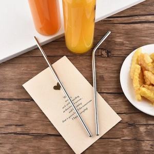 ( BISA COD ) SEDOTAN MINUM BAHAN STRAW STAINLESS