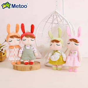 Metoo New Mini Angela Rural Style Plush Doll Keychain Pendant Cartoon Pastoral Stuffed Toy Bag Charm Accessories For Baby Gift2026