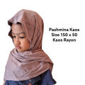 PASHMINA KAOS ANAK (KIDS SERIES). 