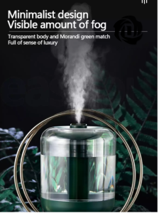 1000ml Portable Air Humidifier Purifier Universal USB Ultrasonic Humidifier LED Light Aromatherapy Essential Oil Diffuser Mist Aromatherapy for Home Office Car