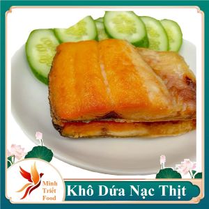 KHÔ DỨA CỘNG VỊ LẠT-thớ thịt dày béo ngọt thịt và vị vừa ăn ( 500g)- MINH TRIẾT FOOD