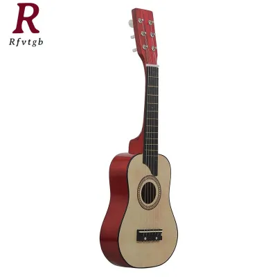 25 Inch Basswood Acoustic Guitar 6 Strings Small Mini Guitar with Guitar Pick Strings for Children Kids Gift Beginner