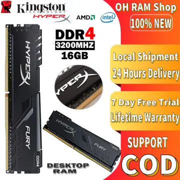 RAM HyperX FURY DDR4 8Go Ou 16Go - 2666MHz, DIMM 288 Pins, Garantie à Vie