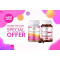 Tatiomax Glutathione Complex with Hydrolyzed Collagen Double the Glow Bundle. 