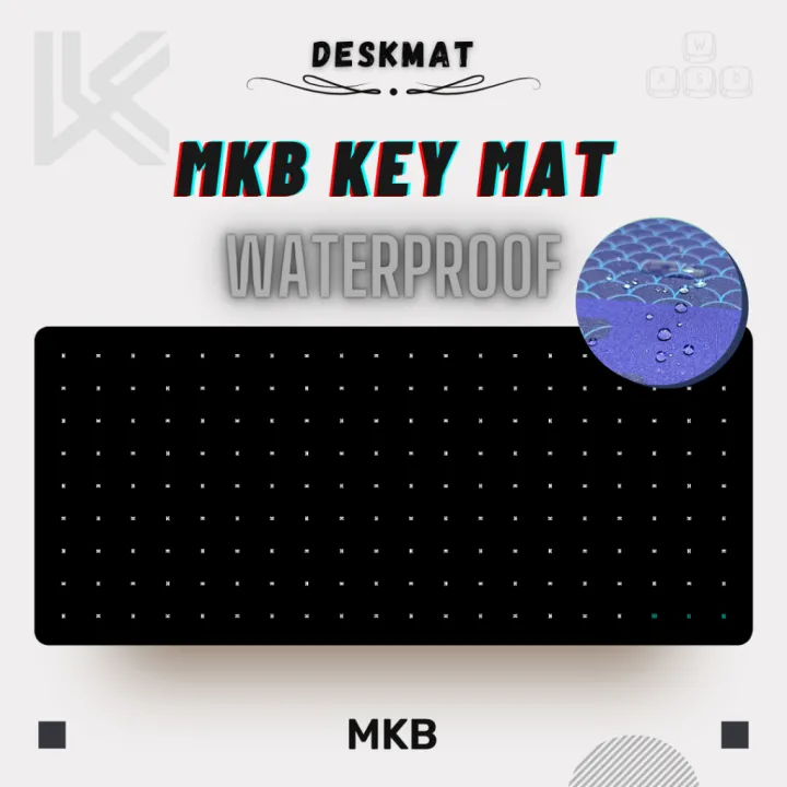 [READY STOCK] MKB Key Mat (900mm x 400mm x 4mm) - WATERPROOF Mouse Pad/Mousepad
