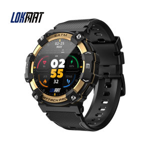 LOKMAT ATTACK 2 PRO Smart Watch 1.39-Inch FullTouch Screen Bluetooth Calls Fitness Tracker Heart Rate MonitorSmartwatch