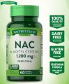 Nature's Truth NAC (N-Acetyl Cysteine) 1200mg 60 Quick Release Capsules. 