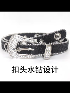 Mùa Hè thắt lưng eo kim cương giả màu óng ánh Thắt Lưng Cho Người Phụ Nữ Người Đàn Ông kim cương toàn bộ có thể điều chỉnh Pin Khóa dây đeo thắt lưng Cho Quần Jean Ăn Mặc