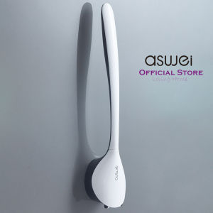 ASWEI A2013 Sikat Toilet Silikon Slim Tempel Dinding