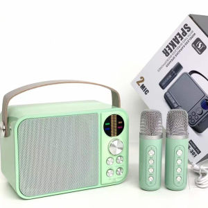 Mini Portable Home Edition Wireless Bluetooth speaker Bluetooth V5.0 dual microphone 3D stereo surround karaoke
