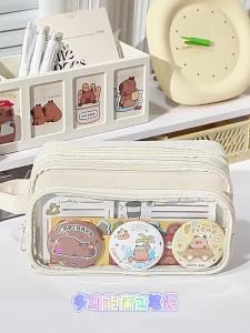 10-layer Cartoon Pencil Case Ita Bag Pins Badge Protector Case Anime Badges Decoration Bag Accessories Pin Case birthday gift  BOCCHITHE ROCK Frieren at the Funeral