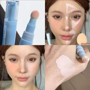 Soft Sponge Head Concealer Pen Detail Covering Dark Circles Even Skin Tone Brightening Foundation Face Makeup